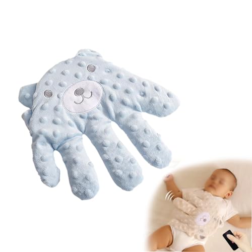 Image of EVANUUI Baby Patter Sleep Pillow, Electric Soothing Palm with Remote Control, Automatic Beater for Newborns