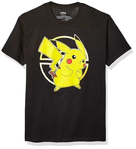 Pokémon Pikachu Poké Ball Icon Trainer Camiseta - Negro - X-Large | Ya disponible en tu tienda friki favorita! En mundofriki.es!