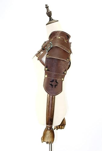 Miniatura 3 de WORUETE Armadura steampunk medieval, chaleco de capa vintage, guerrero vikingo, armadura de pecho para el hombro, para actuaciones en escenario