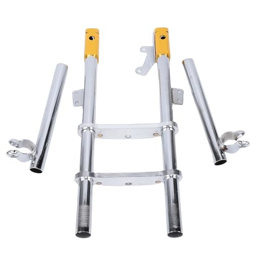 Yctze Kit de Suspension de Fourche Avant, Amortisseur en Métal renforcé Haute Résistance pour Minimoto Dirt Bike Quad Pocket Bike de 47 Ml 49 Ml, avec une...
