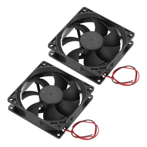 Ventilador DC24V silencioso de 90x90x25mm con diseño sin escobillas de 2 cables