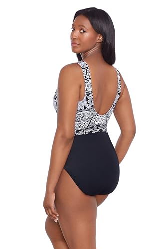 Women's Scoopback Highneck One Piece Swimsuit2