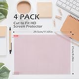 Wyngee Cut to Fit Screen Protectors [295mm×210mm] 4 Pack, Universal SoftTrimmable Screen Protector Sheets, Cuttable Protective Films for Phones, GPS, Smart Watchs, Tablets, Cameras