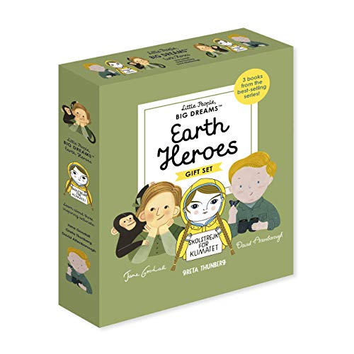 Image of Little People, BIG DREAMS: Earth Heroes: 3 books from the best-selling series! Jane Goodall - Greta Thunberg - David Attenborough