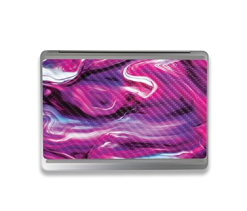 Image of MightySkins Carbon Fiber Skin Compatible with Microsoft Surface Laptop Studio 2 (2023) Full Wrap Kit - Pink Melt | Protective, Durable Textured Carbon Fiber Finish | Easy to Apply | Made in The USA