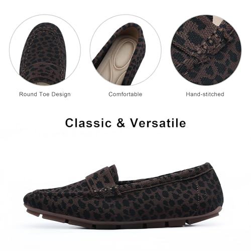 Image of Loafer Shoes for Women Comfortable Casual Women's Loafer Shoes Flat Shoes