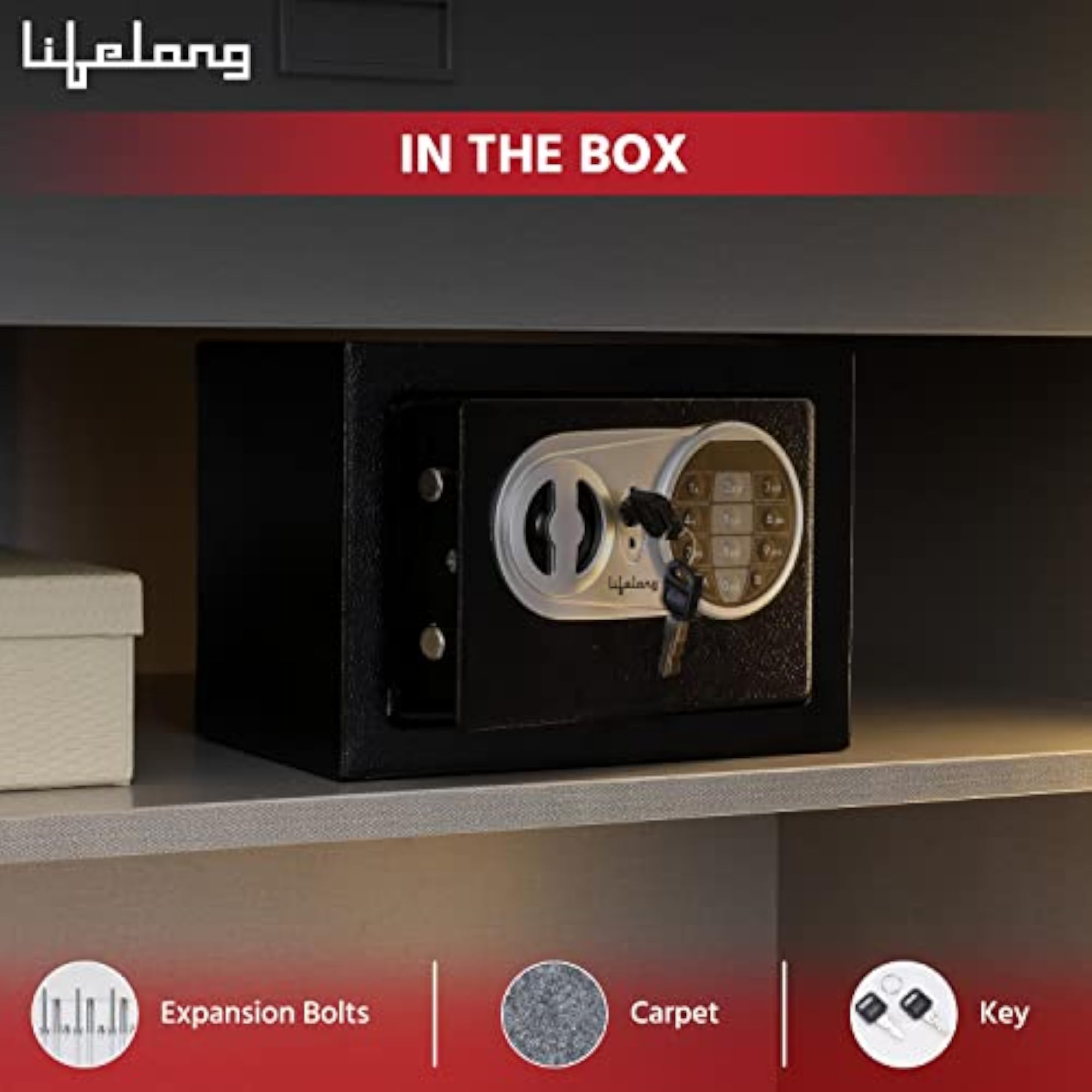 8.6L Small Digital Safe Locker Box