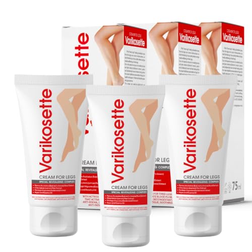 Varikosette crema para piernas - mejora el aspecto de las piernas - venas agrietadas - piernas pesadas - piernas cansadas - circulación sanguínea - 2+1