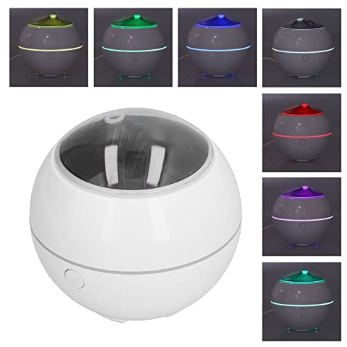 Difusor aromático eléctrico portátil USB 100ml blanco miniatura 7