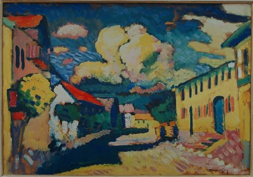 Impression Kandinsky Murnau Dorfstrasse grand format 60x90cm de qualité galerie d'art