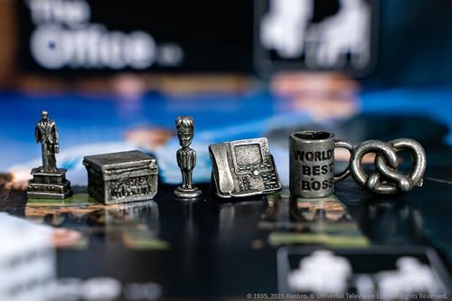 Monopoly: The Office juego de mesa con Tokens y cartas miniatura 5
