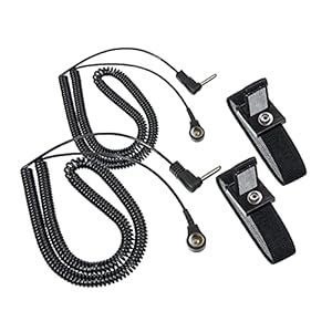 Assurance Designed Grounding Wrist Strap 2 Pack. Use for Earth Connection & EMF Radiation – Use for Desk, Floor, or Yoga