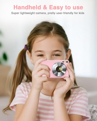 Digitalkamera 1080P Fotokamera 44MP Fotoapparat 16X Digitalzoom mit 32GB Karte 1 Akkus Digitalkamera für Kinder Student Jugendliche Anfänger