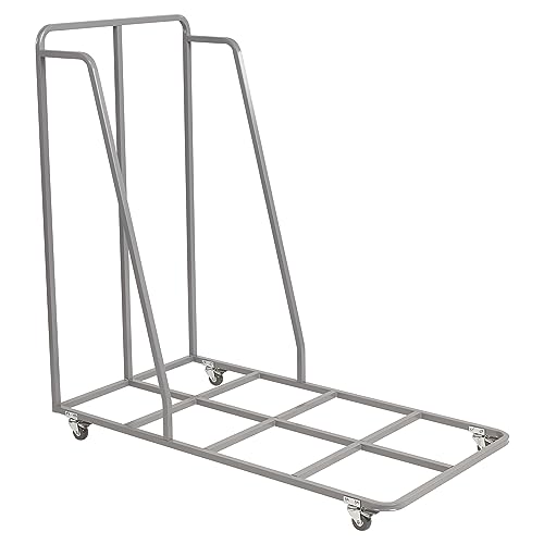 Image of ECR4Kids Rest Mat Storage Trolley with Locking Wheels, Classroom Organization, Grey