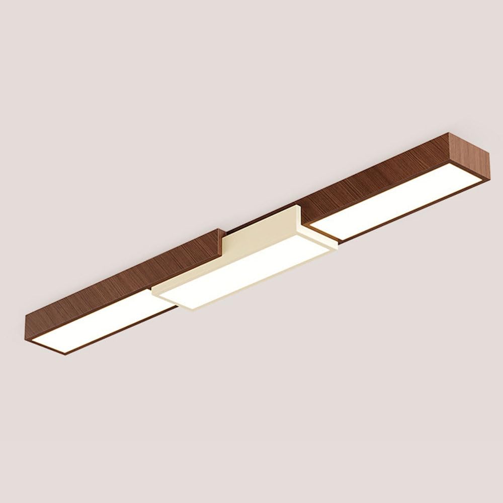 Plafonnier bande LED linéaire moderne de 3 couleurs pour salle à manger