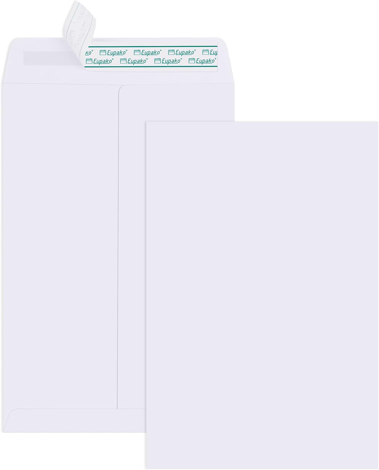 Eupako Catalog Envelopes 6x9 Small White Envelopes Self Seal 250 Pack for Mailing, Organizing, Storage