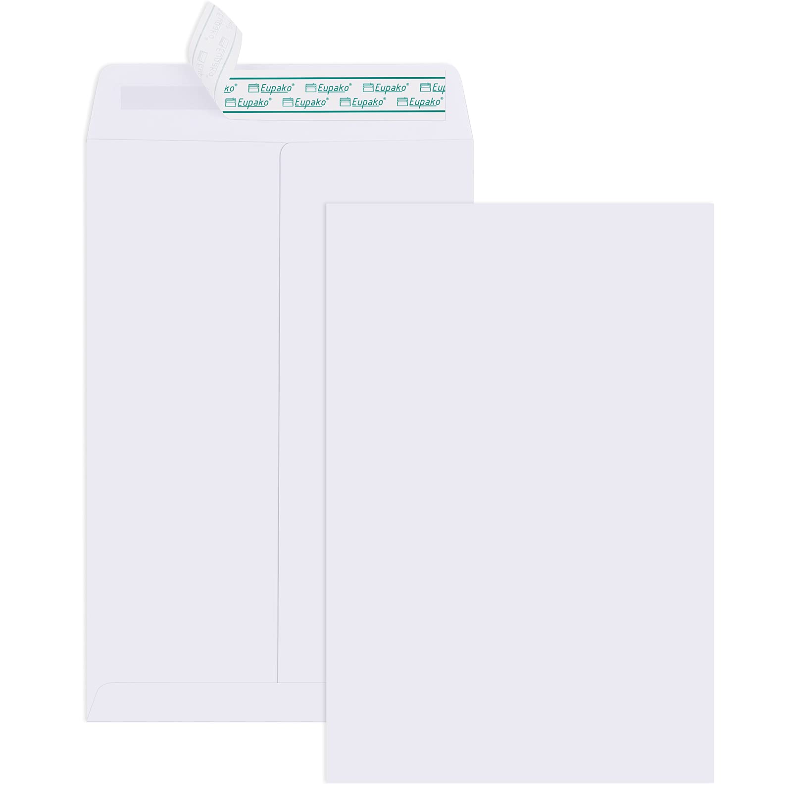 Eupako Catalog Envelopes 6x9 Small White Envelopes Self Seal 250 Pack for Mailing, Organizing, Storage