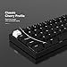 XVX WOB Keycaps 168 Keys, Double Shot PBT Custom Keycap Set, Minimalist Style White on Black Keycap, Cherry Profile Keyboard Keycaps for Cherry Gateron MX Switches Mechanical Keyboard