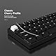 XVX WOB Keycaps 168 Tasten, Double Shot PBT Custom Keycap Set, Minimalistischer Stil Weiß auf Schwarz Tastenkappen, Cherry Profile Keycaps für Cherry Gateron MX Switches Mechanische Tastatur