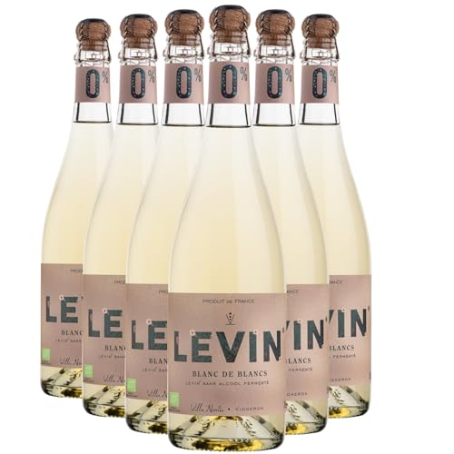 Venduto da 6x75cl LEVIN Sans alcool bianco de Blancs 2024 - Organico - Villa Noria Sans Alcool - Linguadoca Rossiglione - Francia - Vitigni Chardonnay - 6x75cl