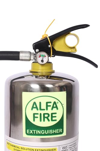 Image of 4L Wet Chemical Kitchen Fire Extinguisher - Silver Metallic | K-Class | Refillable | Suitable for Commercial Kitchens