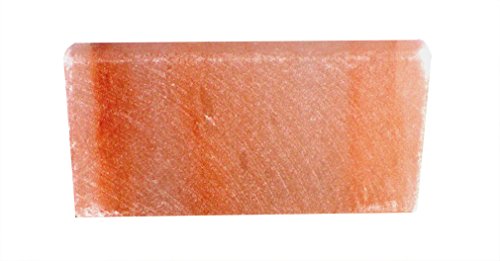 Salt Dreams de Sal del Himalaya Cristal Muro Piedra/ladrillo Aprox. 2, 5 x 10 x 20 cm 2, Cristales de Sal, Naranja, 20 x 10 x 2,5 cm