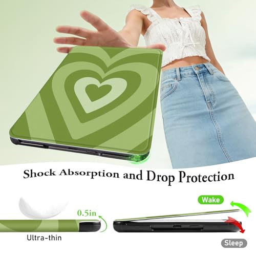 Image of CoBak Lightweight Stand Cute Case for 7 inch Kindle Paperwhite 12th Gen 2024 and Kindle Colorsoft with Right Hand Strap - Compatible with iPhone MagSafe, for Samsung /Anker Wireless Charging Pads