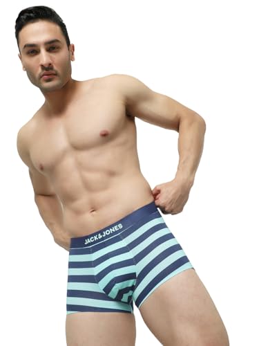 Image of JACK & JONES Men's Modal Modern Regular Striped Trunks