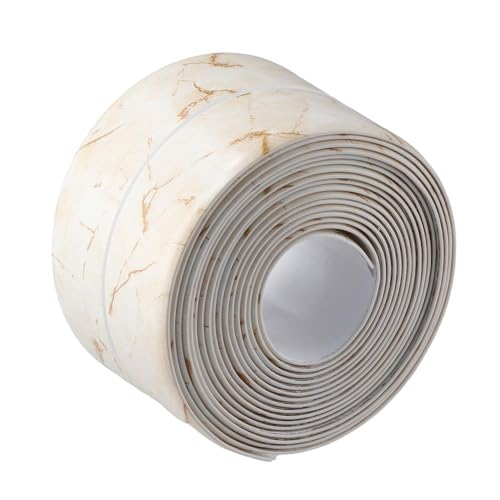 Image of 2 inch x 102 inchCaulk Strip,Bath & Kitchen Caulk Tape Sealant Strip,PVC Self Adhesive Tub and Wall Sealing Tape Caulk Sealer,Caulk Strip for Kitchen Sink Toilet Bathtub