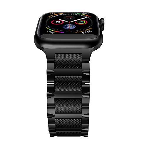HQEUZ Titanium Bracelet Compatible with Apple Watch Strap 49 mm 46 mm 45 mm 44 mm 42 mm Replacement Strap Adjustable Metal Bracelet Compatible with iWatch Ultra Series 10 9 8 7 6 5 4 3 SE - Image 4