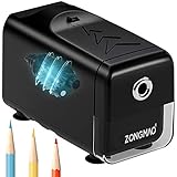 Electric Pencil Sharpener Heavy Duty,Classroom Pencil Sharpener for 6-8mm Colored/No.2 Pencils,Automatic Start/Stop,Super Sharp & Fast,Commercial Pencil Sharpener for Classroom/Office/Home