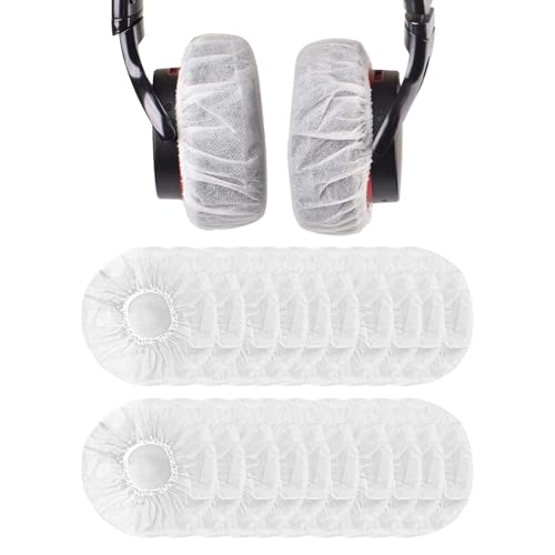 Lot De 4 Housses Grises Pour Coussinets D'écouteurs (9-11 Cm) - Tissu Extensible, Lavable, Anti-transpiration - 9