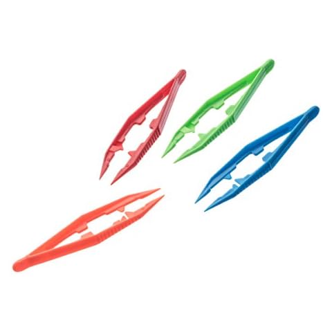 SE 364PT12 Assorted Plastic Tweezers Pack Cover