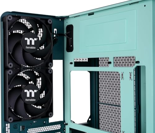 Boîtier PC Thermaltake View 390 Air Midi Tower Teal Fenêtre Latérale - vue 8