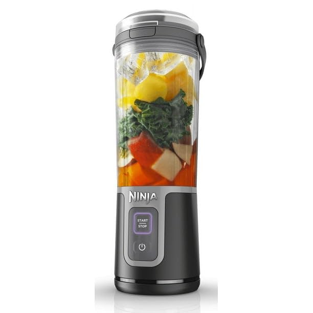 Blast 16 oz. Portable Blender with Leak Proof Lid and Easy Sip Spout, Black, BC100BK,RECHARGEABLE BASE, EASY TO CARRY