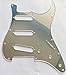 Guitar Parts For Fender US Stratocaster Start SSS 11 Hole Guitar Pickguard (1 Ply Silver Mirror)