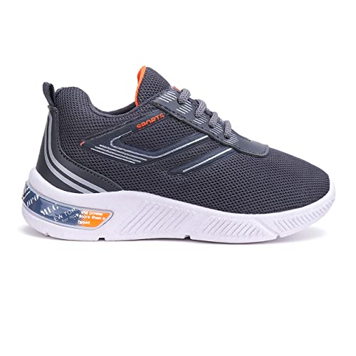 Image of BERSACHE Lightweight Casual Sneaker Loafers Walking Gym Running Lace up Shoes Sole for Kids