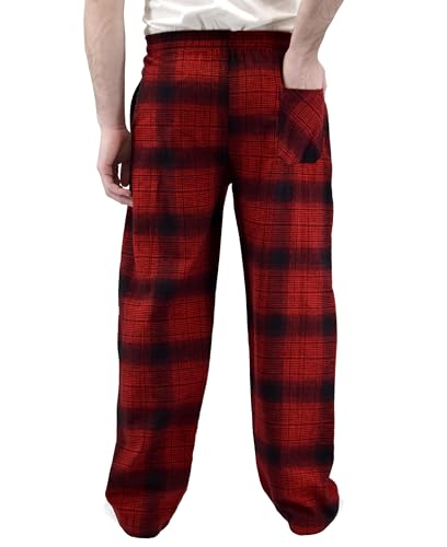 Image of Andrew Scott Men's Flannel Drawstring Pajama Pants | Plush Flannel Fleece | Pockets | Drawstring
