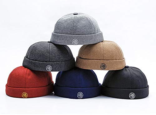 Parent-child Cap Blend 6Panels Brimless Hat Beanie Skull Cap4