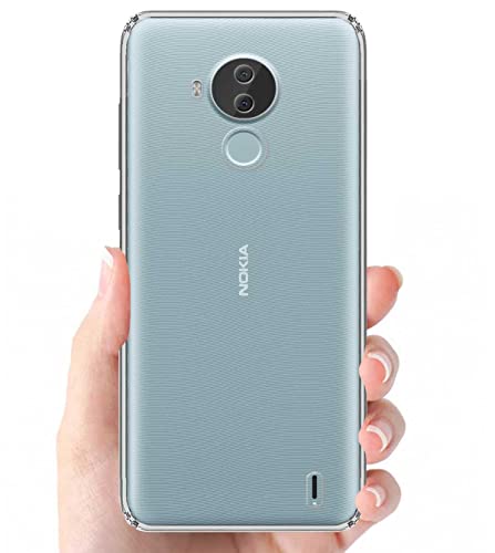 Image of Transparent Soft Silicone TPU Flexible Back Cover Compatible with Nokia C30