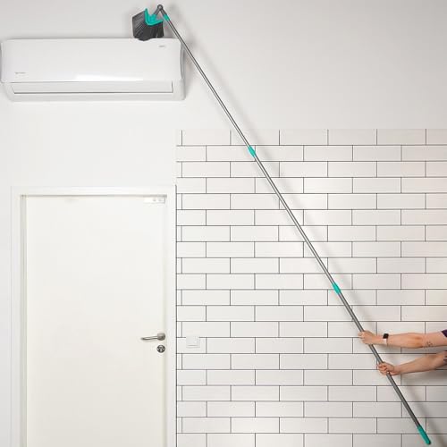 Vilde Teleskop-Staubbürste Teleskopbesen Eckbesen Spinnenfeger Spinnwebenreinigung dreieckig 140-327 cm