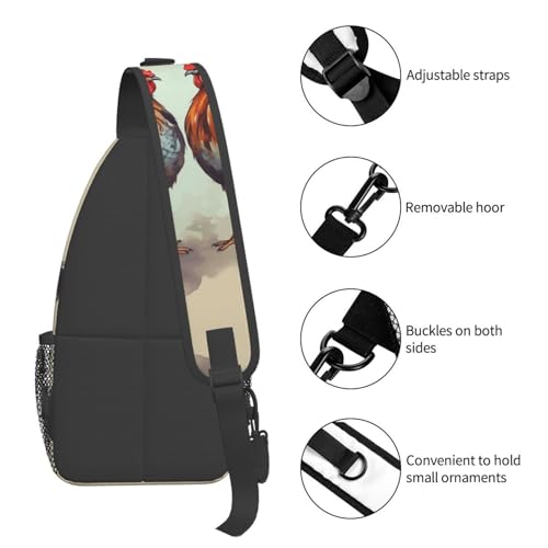 Mochila Cruzada Pequeña para Senderismo y Viaje miniatura 4