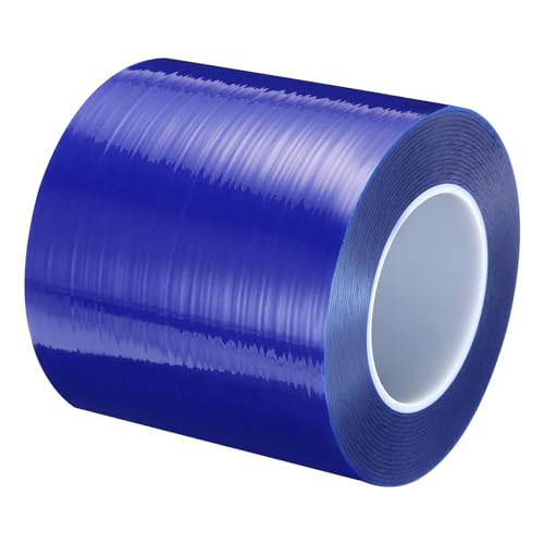 Image of MECCANIXITY Removable Protective Film Tape, 4 7 /10 Inch x 656 Ft Surface Protective Scratch Film Tape Roll for Furniture, Electrical Appliances, Blue