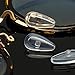 HQMaster 100 Pairs Silicone Eyeglass Nose Pads (10 Styles) for Sunglass Glasses Spectacles Comfortable Soft (Strap Bridge Nose Pad Included)
