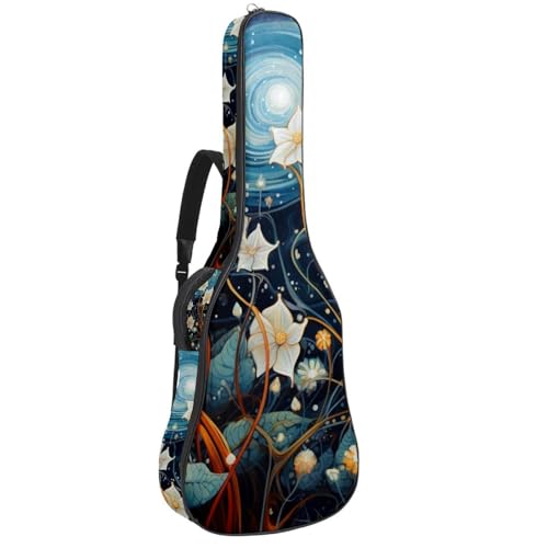 Housse de guitare acoustique imperméable grand format à poches multiples