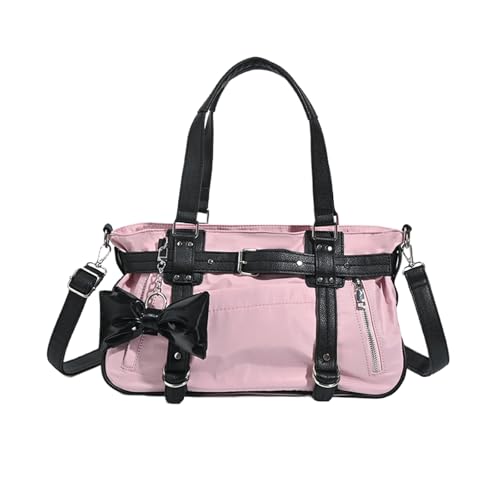 Womens Purses and Handbags Lolita Sweet Bow Shoulder Bags Y2K Hobo Handbag Casual Satchel Top-handle Bags