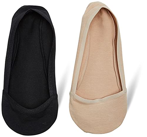 Peds Women's Unseen Low Cut No Show Socks with Gel Tab, 4-Pairs2