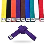 Starpro Martial Arts Grading Belt - 7 Stich Baumwolle - 9 Farben - Leichtes Design für Karate Judo Taekwondo Training und Wettkampf - 240cm 280cm 320cm