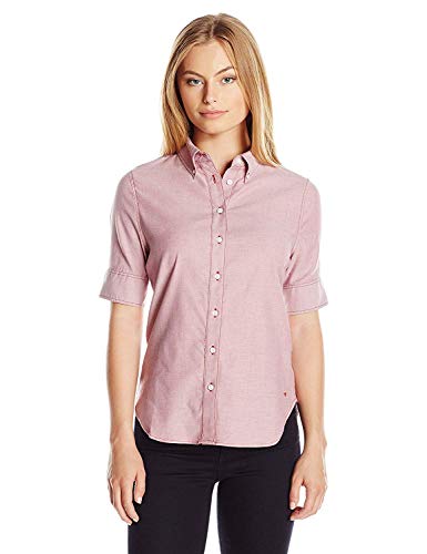 Dockers Women's Petite Ss Oxford Shirt