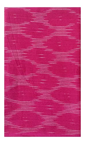 Image of Cotton Pochampally ikat unstitched blouse, Kurthi, long frock fabric material for women (1 meter, 2 meters & 3 meters)